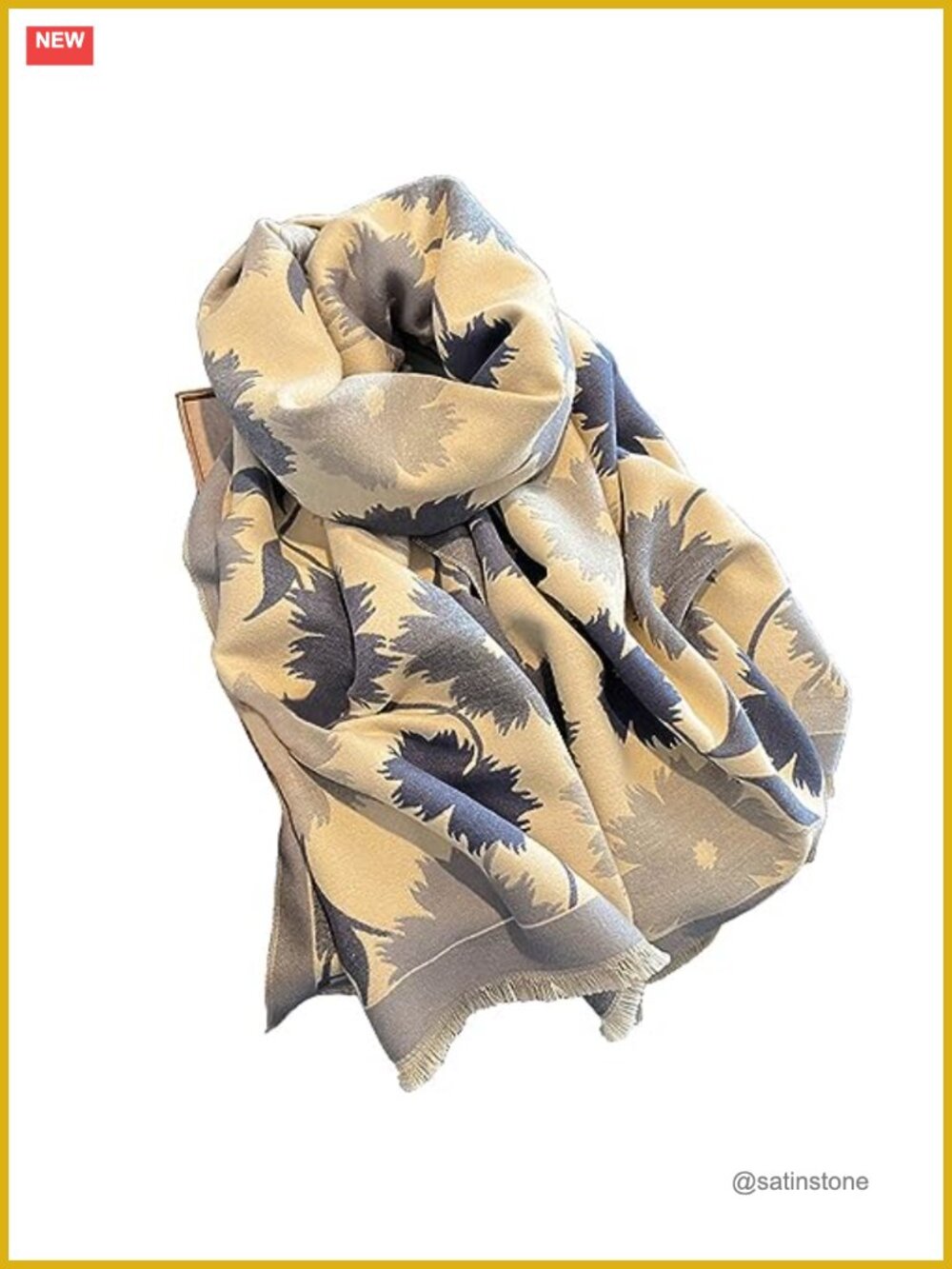 Chunky Pashmina Shawl Wrap Oversized Winter Fall Soft Acrylic Scarf